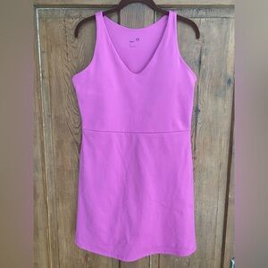 GAP Fit Active Tank Dress Built in Bra Shorts Athletic Large